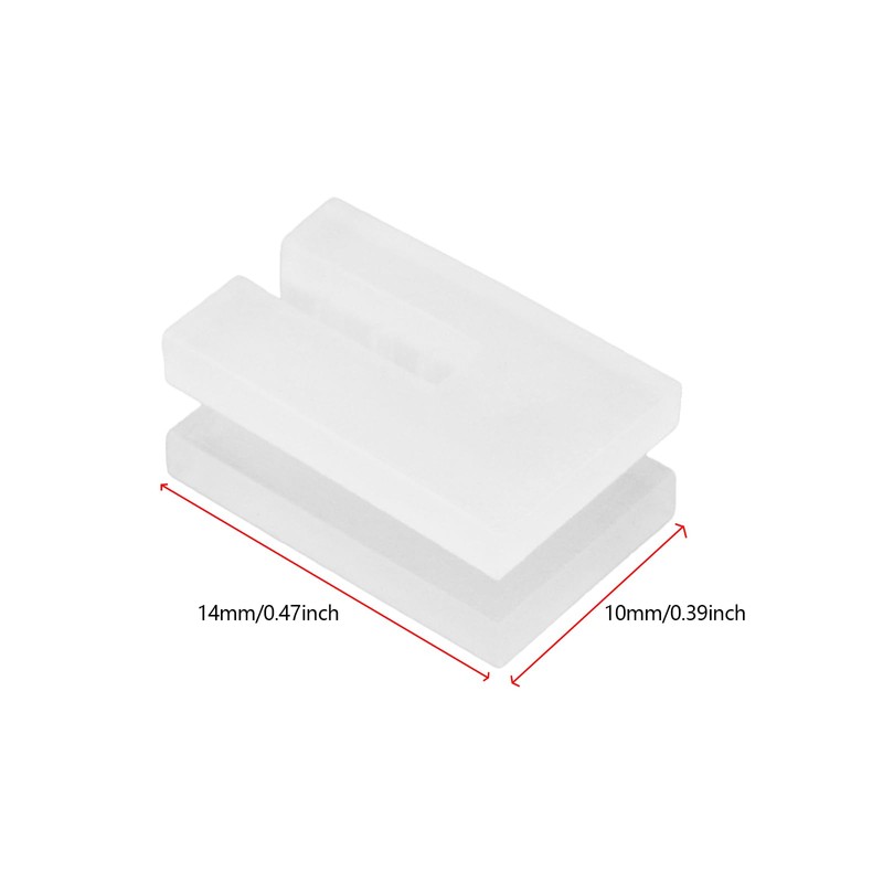 OTOTEC 20Pcs Radiator Anti Vibration Inserts 10x14mm Radiator Bracket Packers