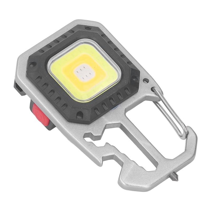 Keychain Work Light USB Charging Portable Pocket LED Flashlight Multifunctional