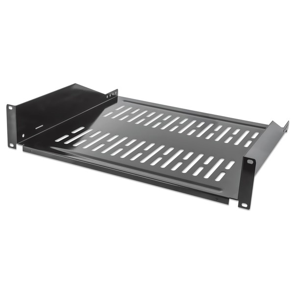 Intellinet 2U Server Rack Shelf - Universal Vented Rack Mount