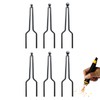 6Pcs Pyrography Wire Tips Wood Burning Ball Tips Wood Burning