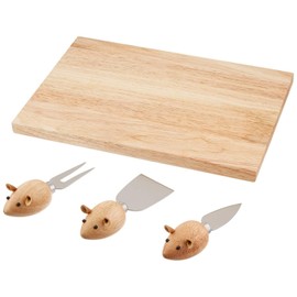 Kikkerland Mouse Cheeseboard Set