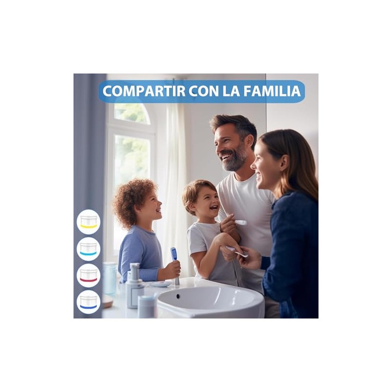 Cabezales de Repuesto para Oral B, 16 Unidades, Cerdas Extra