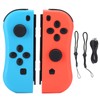 For Joycon Game Console Wireless Bluetooth Gamepad Right Left(rouge Bleu