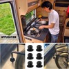 Cosswe Rust Rubber Feet, Pot Support Rubber, Gas Stove Rubber
