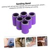 Baluue 100Pcs Nail Polishing Tool Sanding Bands for Nail Drill