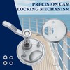 SHENGHUISS Boat Cam Latch,Flush Pull Handle,316 Stainless Steel Boat Hatch