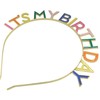 Zorfeter Colorful Birthday Crown, Rainbow It's My Birthday Headband