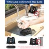 CIRCLE JOY 2-Speed Electric Salt and Pepper Grinder Set Rechargeable