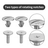 1 Pack 8 Pcs Lower Engine Cover Pin Screws, Splash