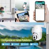 ZINKER Camara Seguridad Exterior Wifi 8mp 4K, 3840 x 2160,