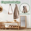 wiipara Pack of 2 Towel Hooks for Drilling, Stylish Clothes