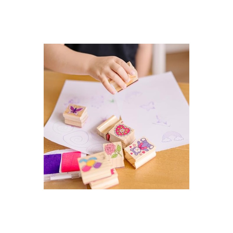 Melissa & Doug Juego De Sellos De Amistad - FSC-Certified