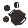 BESPORTBLE Elegant Brown Leather Belt Organizer Flashlight Pen Pocket for