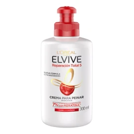 Elvive Crema Para Peinar Reparación Total 5 300 Ml Elvive