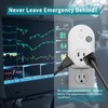 Briidea Power Failure Alarm with LED Indicator & 80dB Siren,
