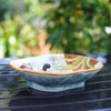 Minigift Ceramic Fruit Bowl,3D Sculpture and Hand-painted Dish for Dessert,