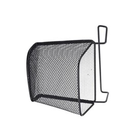 SHOWERORO Office Hanging Storage Basket for Organizing Files and Pens Multifunctional Desk Organizer Easy Installation Space-Saving Black