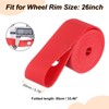 sourcing map 4pcs Bicycle Rim Strip 26" x 20mm Nylon