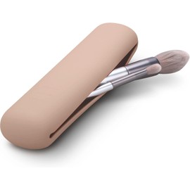 FERYES Organizador de brochas de maquillaje para viajes, magnético, antideslizante de silicona, portátil, soporte para brochas de maquillaje facial, suave y elegante, organizador de herramientas de
