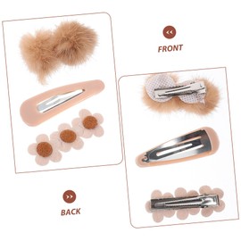 BIUDECO Cute Hairpin Set for Women 10 Pieces Mini Hair Clips Fashion Bow Hair Clips for Girls