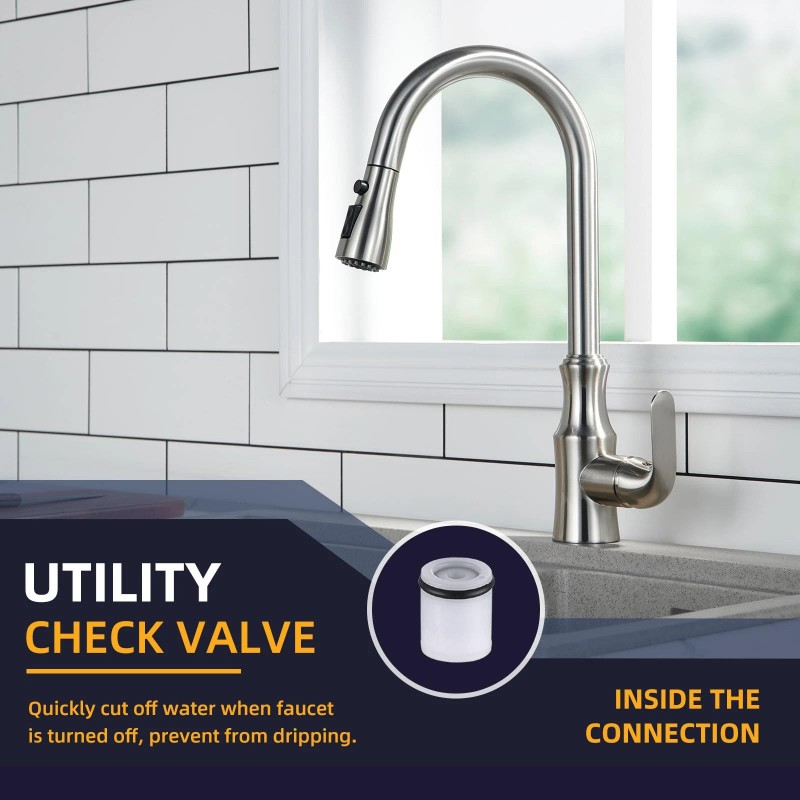 Angle Simple Kitchen Faucet Head Replacement, Sink Faucet Sprayer Attachment,...