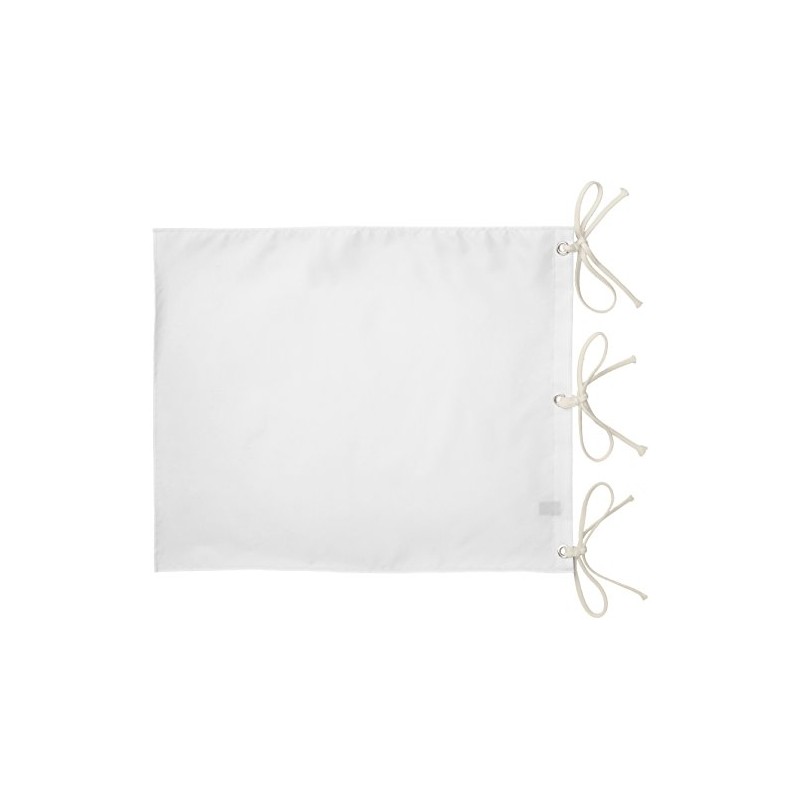 Light (Lite) Golf Course Supplies Nylon Solid Square Flag White