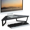 TEAMIX 26 inch Triangle Monitor Stand Riser, Desktop Corner Shelf