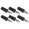 100Pcs Banana Socket 4mm ABS Nickel Plated Brass Material Good