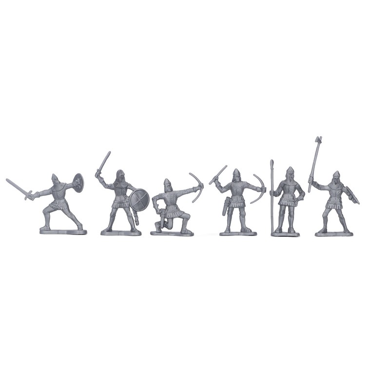 War Toy Kit Soldier Figures Toys Chariot Models Plastic Castle