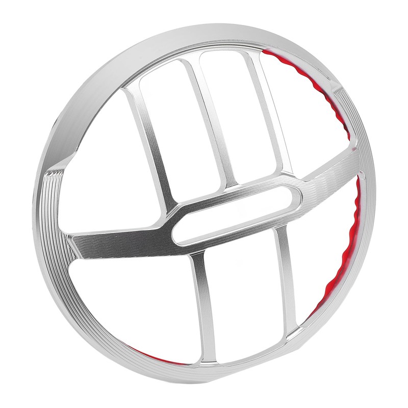 Headlight Grill Cover, Front Headlight Mesh Grill Cover, Aluminum Alloy