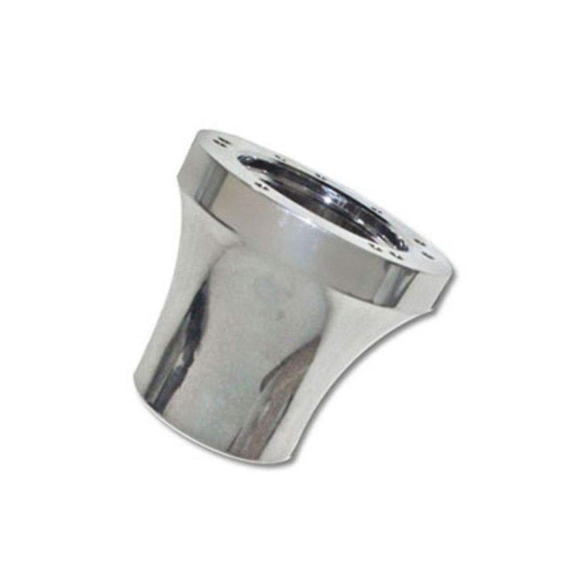 Yamaha Golf Cart 13.5" Black Steering Wheel with Chrome Adapter