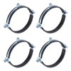 sourcing map 4 Pcs Split Ring Pipe Hanger, 140mm/5.5inch Adjustable