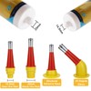 Stainless Steel Caulking Nozzle Coating, Universal Integrated Rubber Nozzle Tool