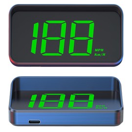 WIYETY Digital Tachometer HUD Speedometer: GPS Beidou Geschwindigkeitsmesser, USB-Schnittstelle Plug-and-Play, Windschutzscheiben-Projektor Tachometer, Passend für alle Fahrzeuge
