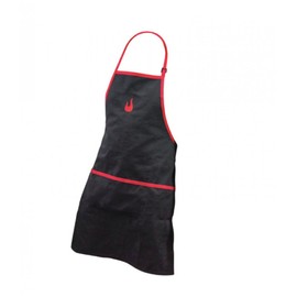 Char-Broil 140 517 - Grilling Apron with Pockets, Black and Red.