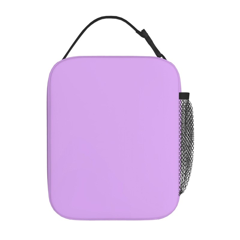 Light Purple Lunch Box for Women Men Reusable Insulated Portable