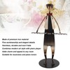 Piano Player Figurine Stable Base Elegant Decorative Metal Musical Statue
