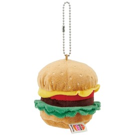 Skater BACH1 Burger Conx Mascot Keychain with Ball Chain