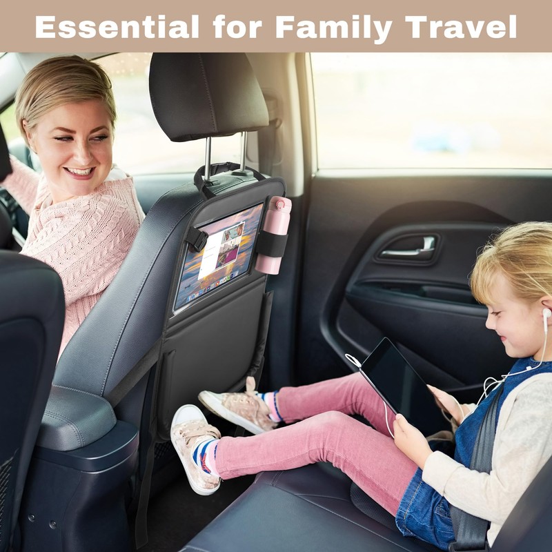 JEYODA Car Back Seat Organizer with Tablet Holder - Multi-Pocket