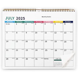 Calendar 2025-2026 Large Family Wall Calendar 2025-2026 Month to View Academic Year Wall Planner from Jul.25 - Dec. 26, 18 Month Calendars 2025/26 UK,37 x 29 cm,Thick Paper,Enough Writing Space