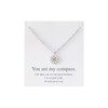 Long tiantian Graduation Necklace Graduation Gifts for Her Compass Necklace