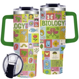 Biology Teacher Gifts for Women,40oz Teacher Tumbler Gifts for Biology Teachers on Thank You, Unique Teachers Appreciation Gift for Women Cup for Goodbye Gift Birthday Christmas
