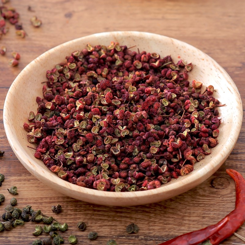 Yimi Szechuan Red Peppercorns, Grade AAA Sichuan Whole Peppercorns Strong