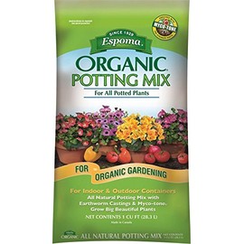 Espoma 16-Quart Organic Potting Mix, Pack of 1