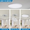 15.8 Inch Dimmable Large LED Flush Mount Ceiling Light 2