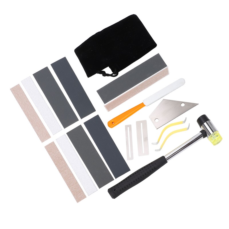 17Pcs Guitar Luthier Tool Set Kit Fret Installation Repair Tools