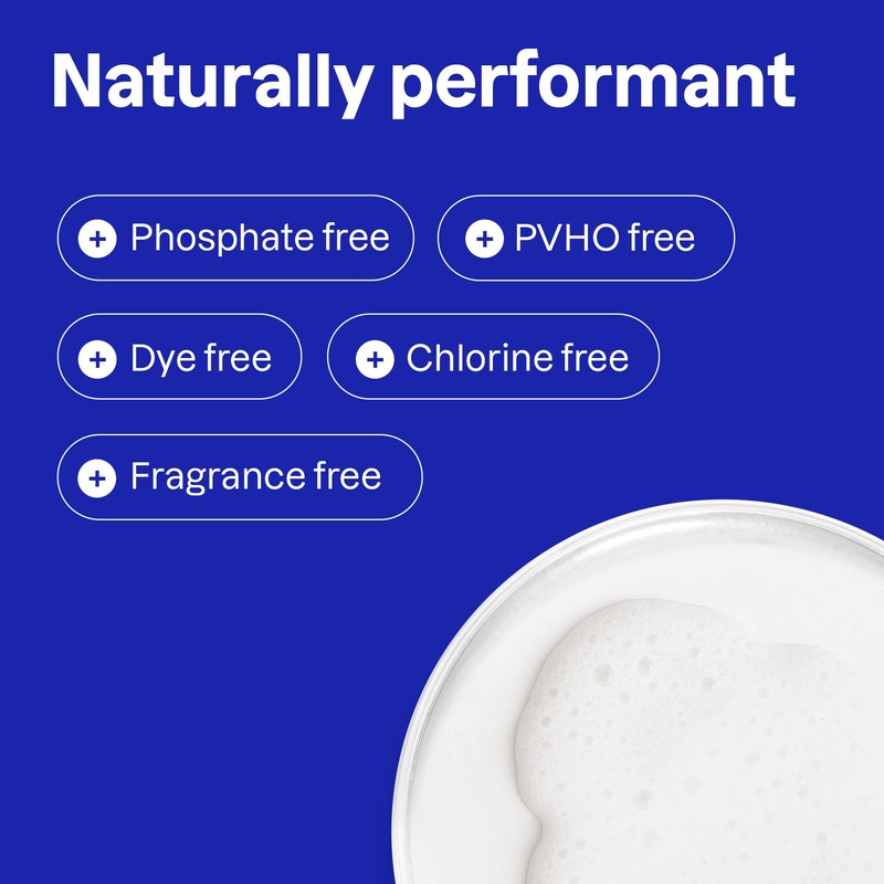 ATTITUDE Dishwasher Pods, Plant-Based & Vegan, Phosphate-Free Detergent Tablets, Naturally