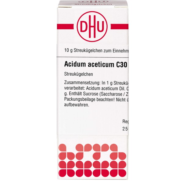 DHU Acidum aceticum C30 Streukügelchen, 10 g Globules