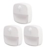 3pcs Wireless Battery Powered Motion Sensor Night Light 6.56ft Detecting