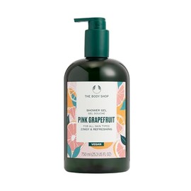 The Body Shop Shower Gel PG 25.4 fl oz (750 ml) (Scent: Pink Grapefruit), Body Shampoo, Body Soap, Refreshing Scent, Large Capacity